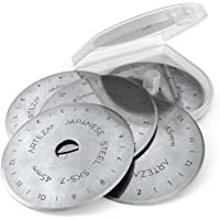 Los mejores  - Arteza Cuchillas circulares de cutter para corte de tela - Pack de 12 hojas 45mm